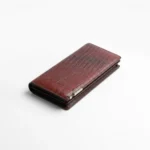 Premium Genuine Leather Long Wallet — Tan Brown - Image 3